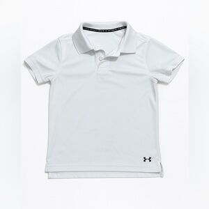 Under Armour Kids Classic White Polo